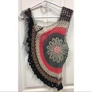 Urban Mango, Crochet, sleeveless, top, Sz M